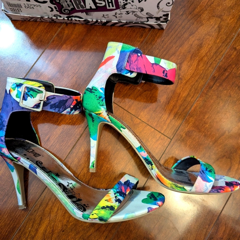 Brash Watercolor Haley Stiletto Heels